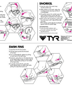 Alternative view of TYR Voyager Mask Snorkel Fin Set