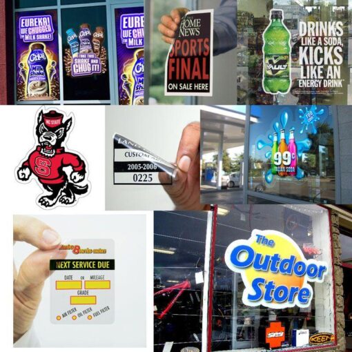 Custom Cling Stickers