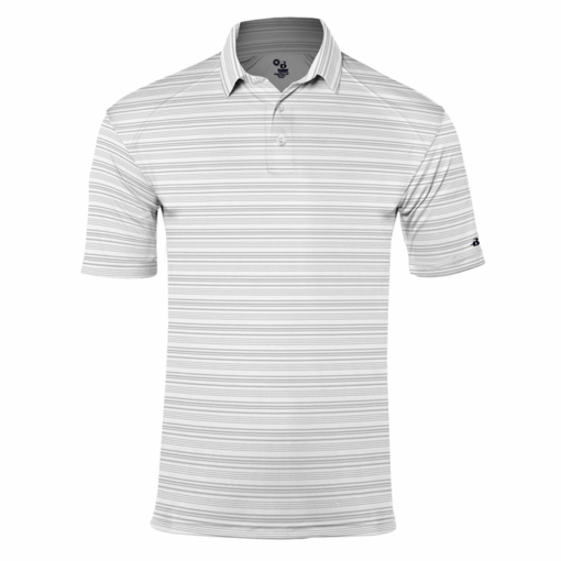 Men's Short Sleeve Stripe Polo