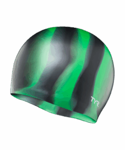 Alternative view of TYR Multi-Color Silicone Swim Cap