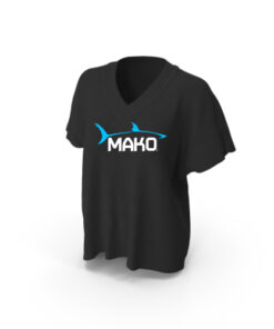 Alternative view of MAKO Ladies Short Sleeve Cotton V-Neck T-Shirt