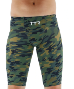 TYR MEN'S VENZO CAMO HIGH WAIST JAMMER SWIMSUIT